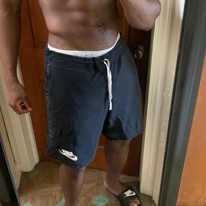Nike Black Casual Shorts